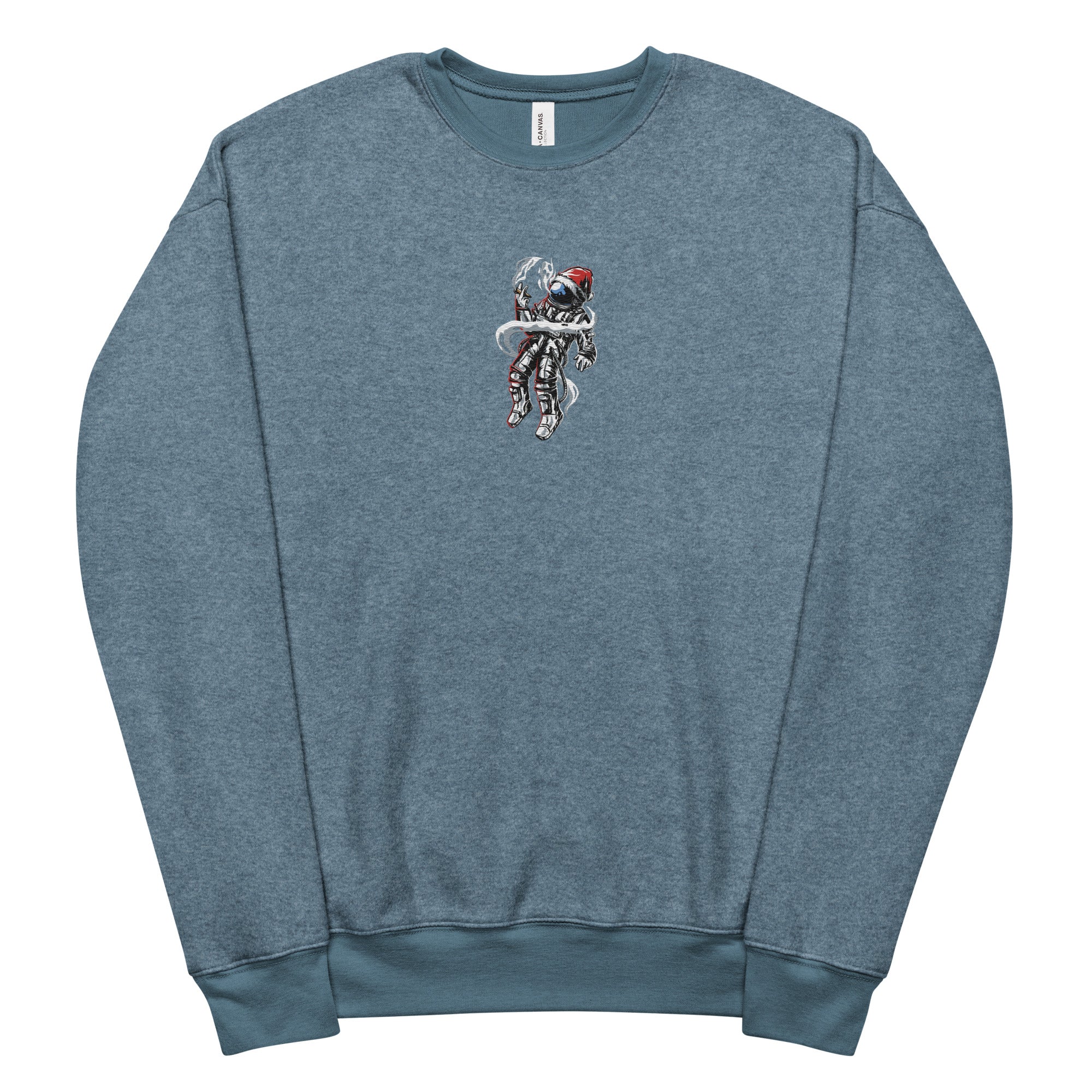 Santa Ashtronaut Unisex sueded fleece sweatshirt