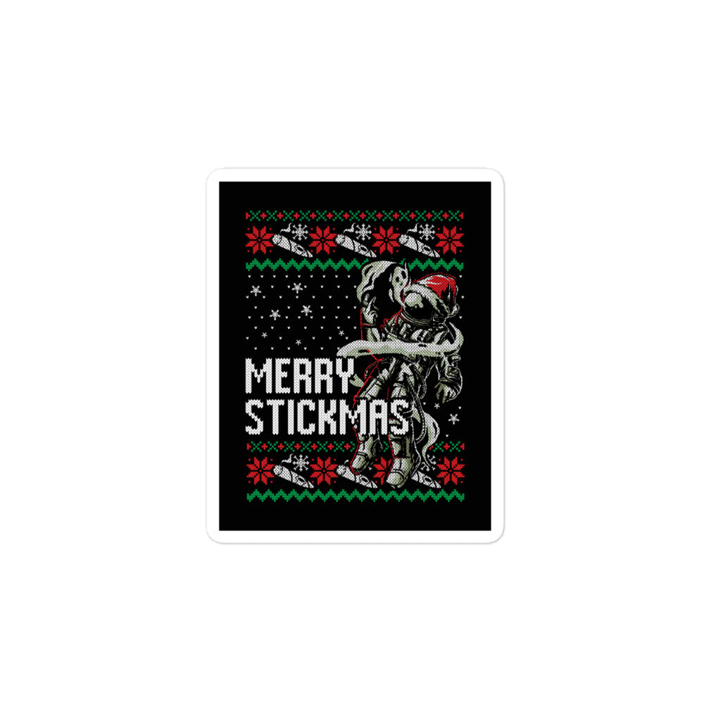 Merry Stickmas stickers