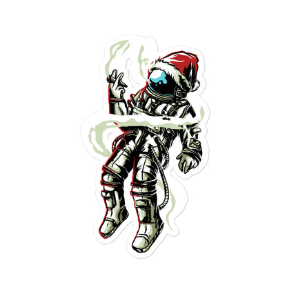 Santa Ashtronaut stickers