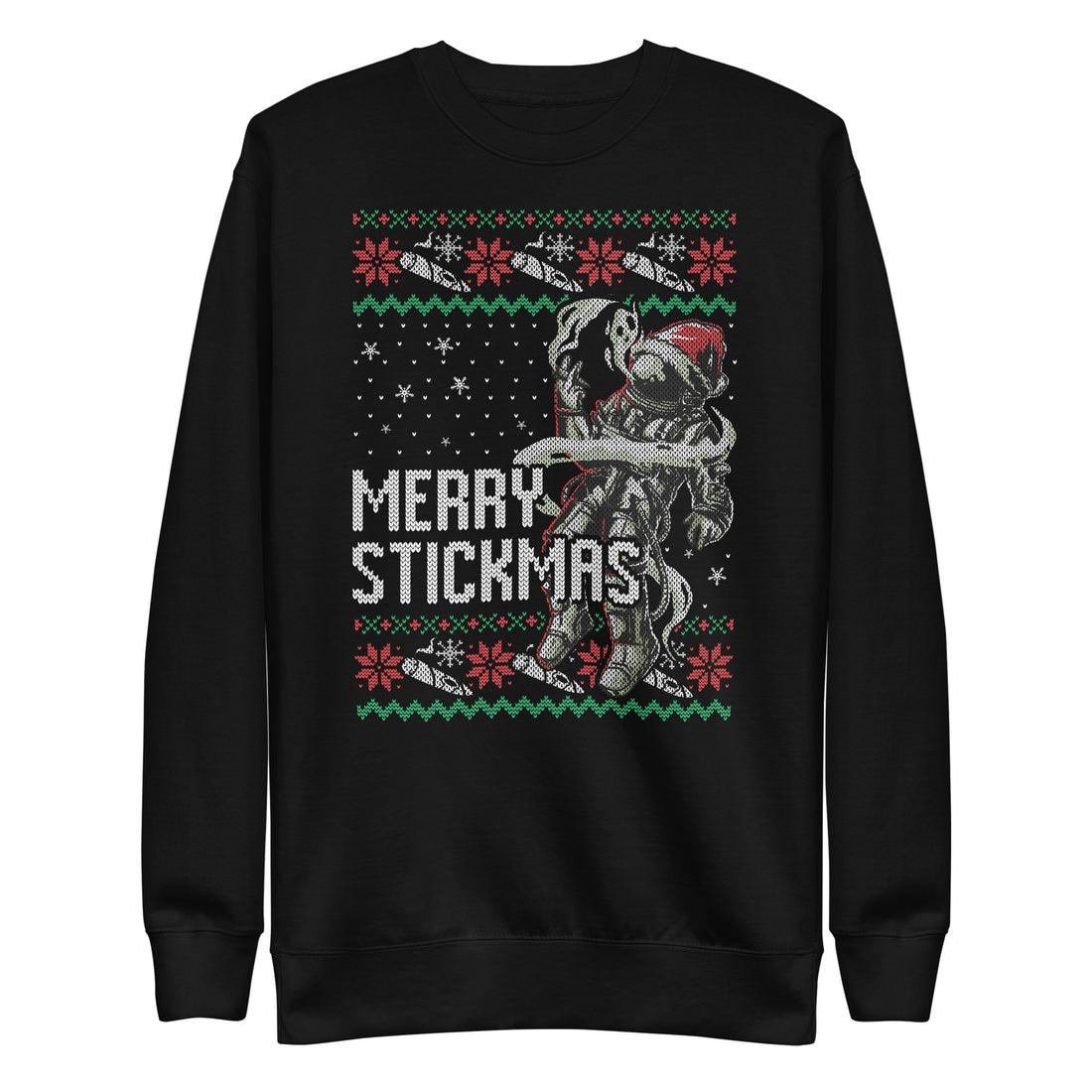 Merry Stickmas Unisex Premium Sweatshirt